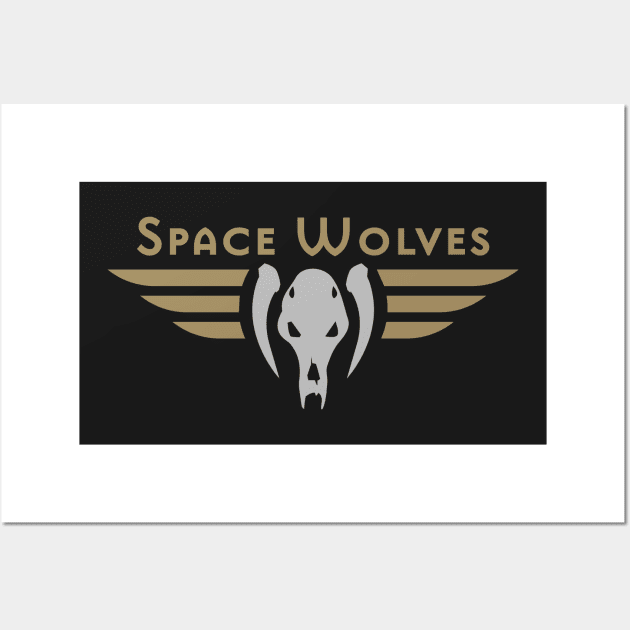 Space Wolves Tabletop Wargaming and Miniatures Addict Wall Art by pixeptional